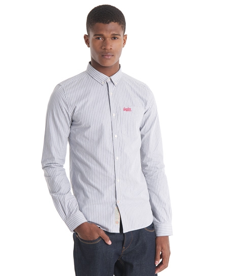 chemise superdry blanche